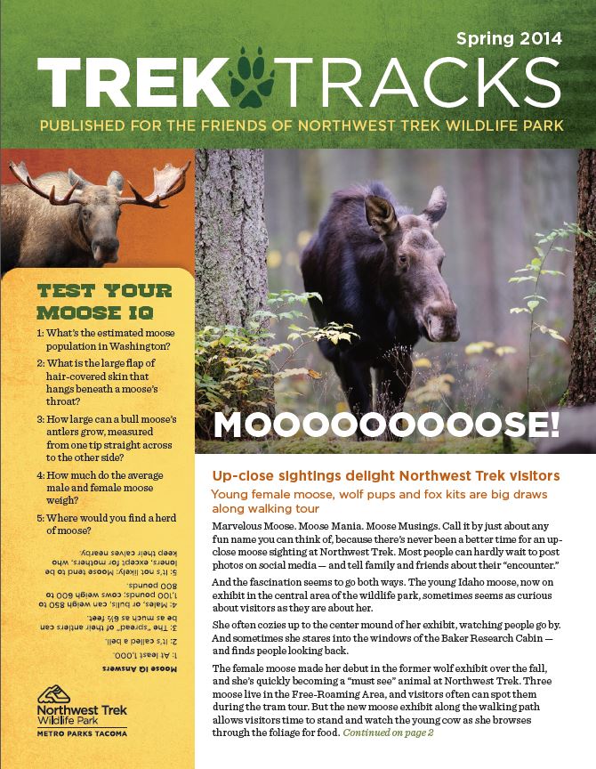 Trek Tracks newsletter spring 2014